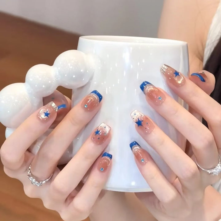 Artistic Press-On Nail Extensions