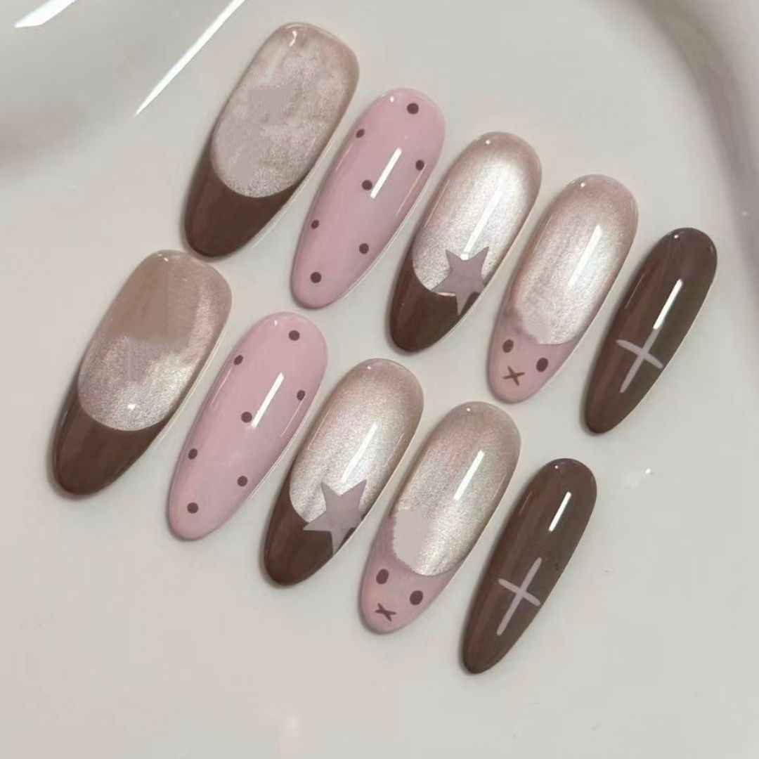 Creative Press-On Nail Set Stornfield