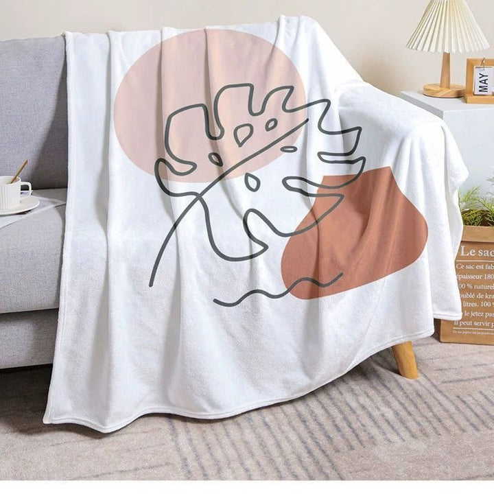 Premium Plush Pig-Themed Throw Blanket