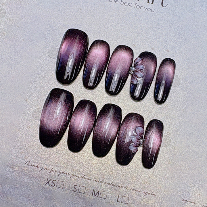 Decorative Press-On Nail Set Stornfield