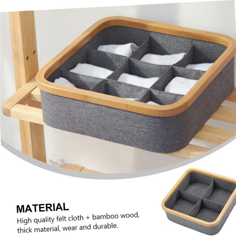 Felt Organizer with Bamboo Frame Stornfield