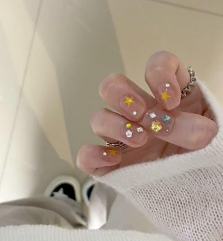 Artistic Heart Pattern Nail Art Extensions Stornfield