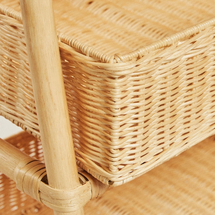 Multi-Tier Woven Storage Rack Stornfield