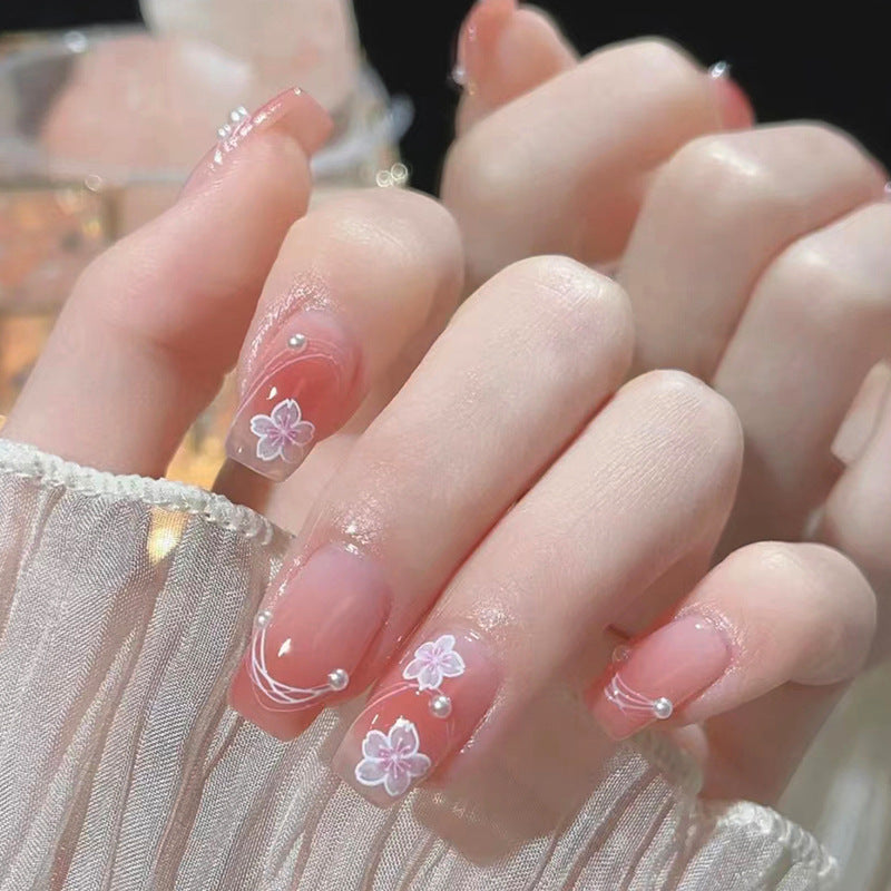 Floral Design Press-On Nails Stornfield