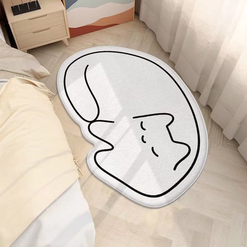 Cute Cat-Shaped Area Rug Stornfield