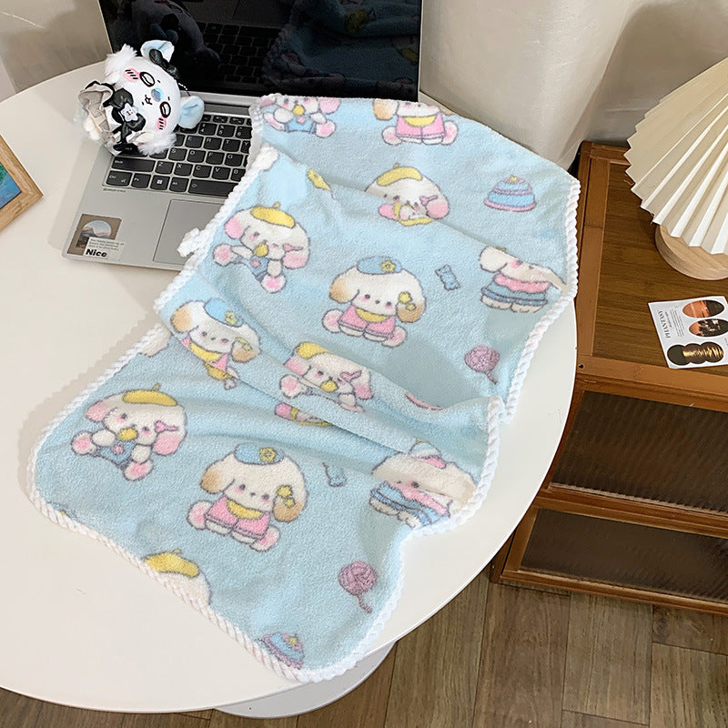 Cuddly blanket with playful animal motif Stornfield