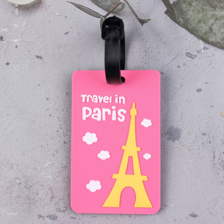Paris-Themed Luggage Tag Stornfield