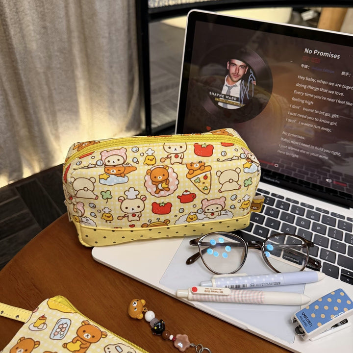 Cute Bear-Themed Pencil Case