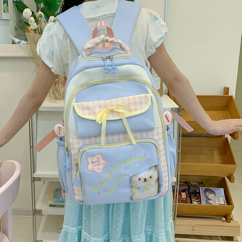Playful Patterned School Backpack Stornfield
