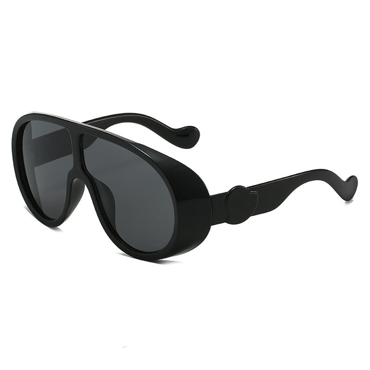 Ladies extravagant sunglasses with stylish transparent frame Stornfield