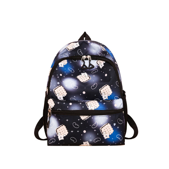 Cute Animal-Print School Backpack Stornfield