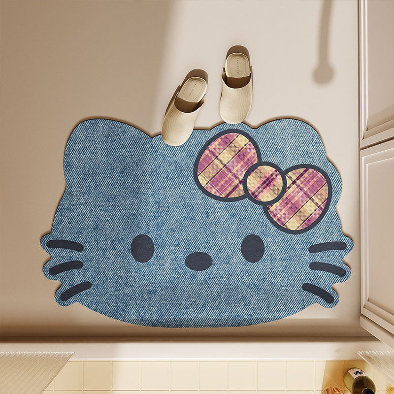 Hello Kitty Themed Plush Bath Mat