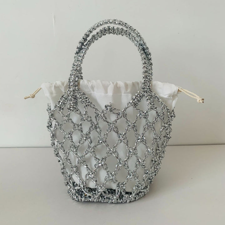 Net shopping bag with interior lining Stornfield