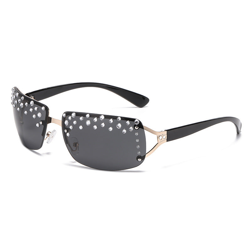 Women's Glamorous Sunglasses with Glitter Accents Stornfield