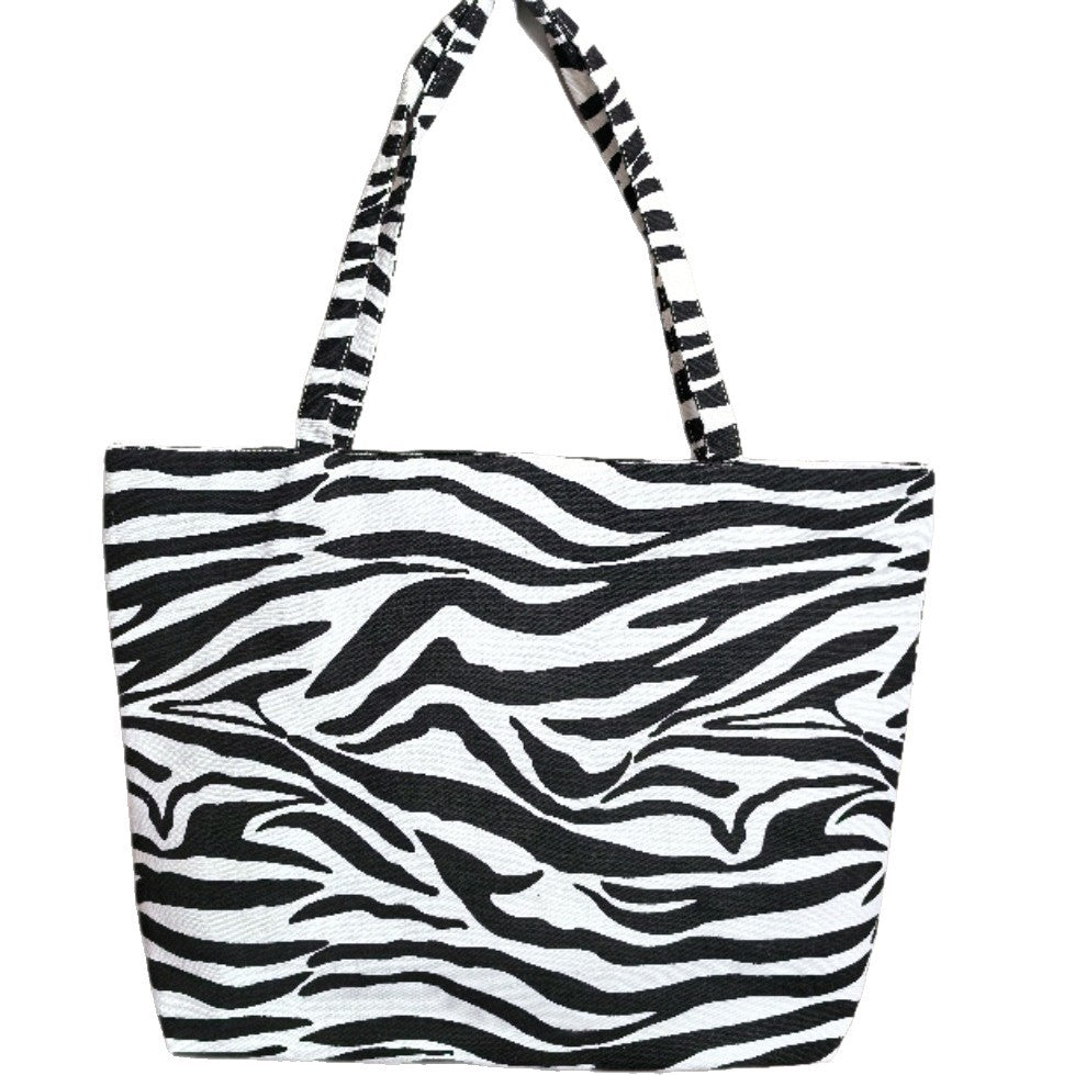 Large zebra design tote bag Stornfield