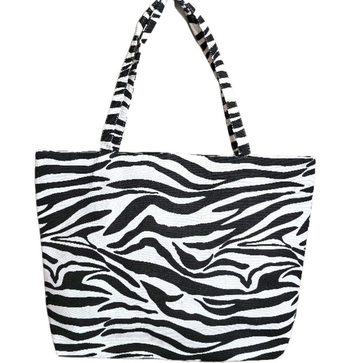 Large zebra design tote bag Stornfield