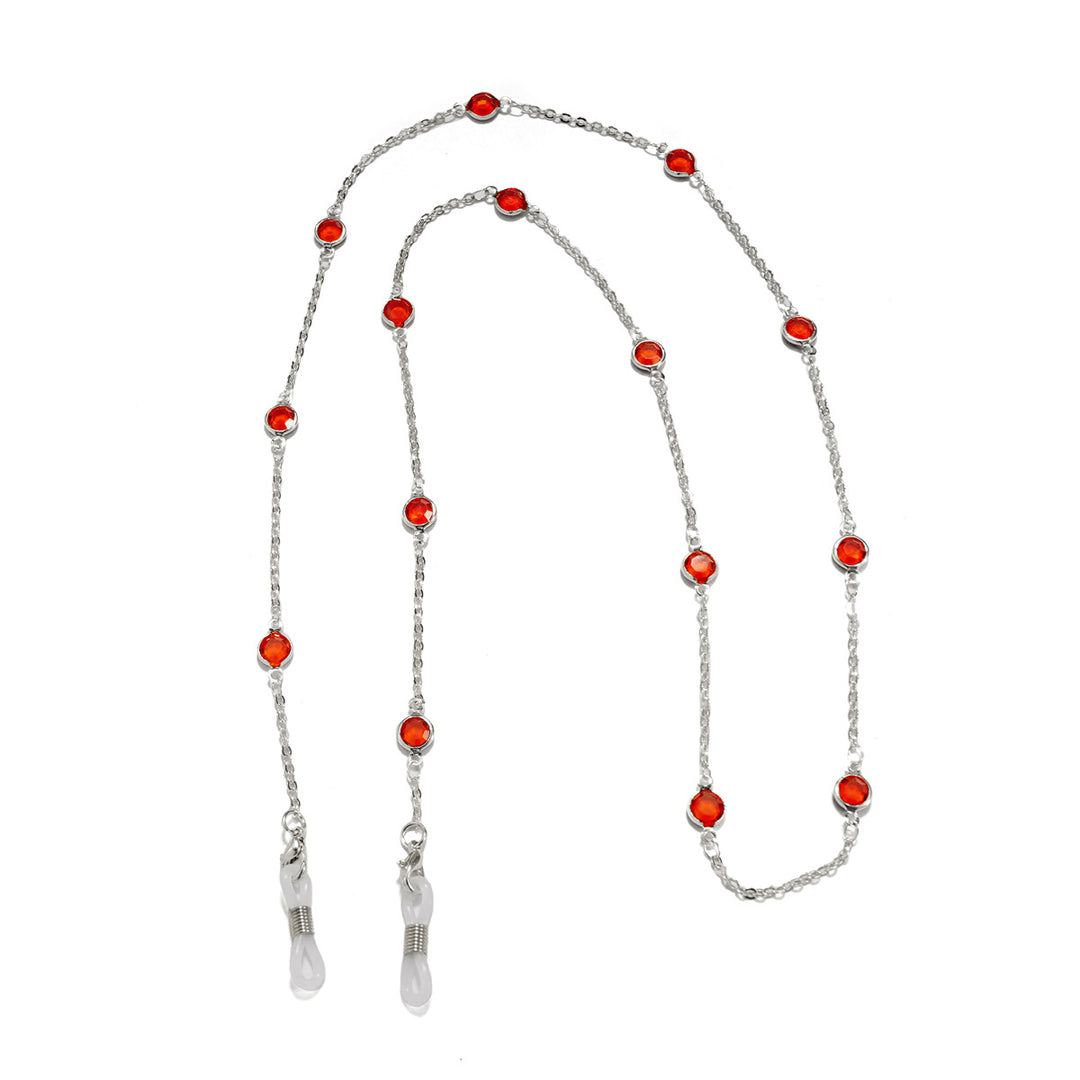 Elegant Crystal-Embellished Eyewear Chain Stornfield