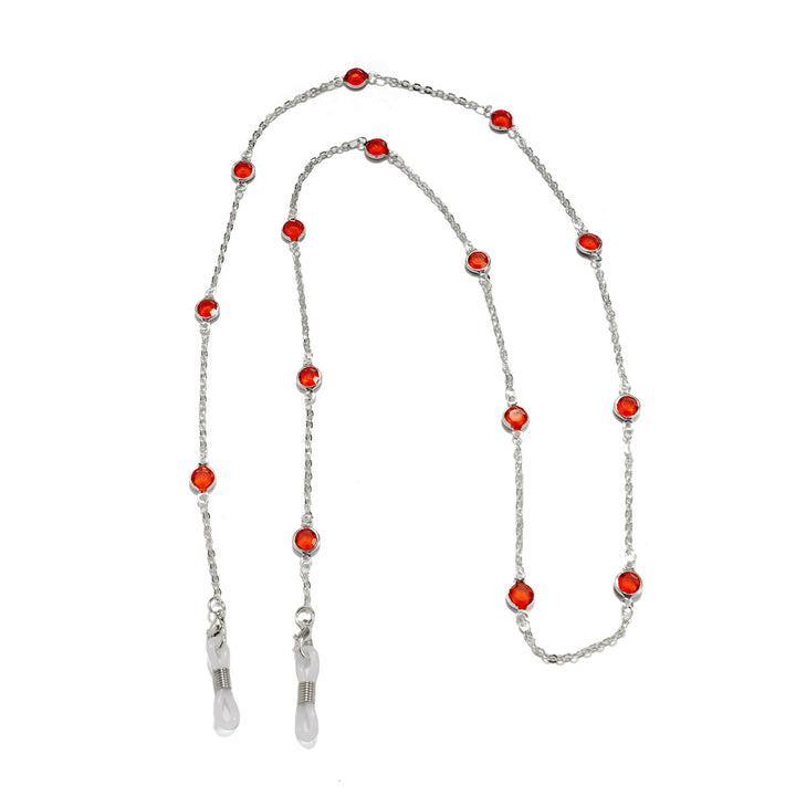 Elegant Crystal-Embellished Eyewear Chain Stornfield