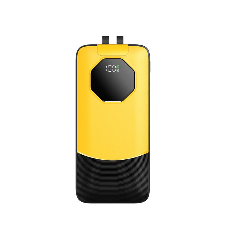 Portable power bank with water-repellent surface and digital charge status indicator Stornfield