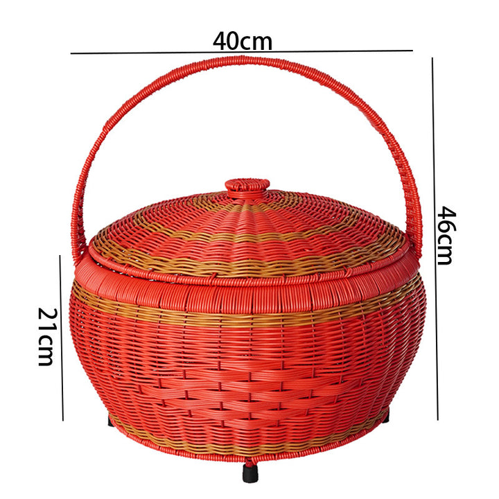 Versatile Woven Picnic Storage Basket Stornfield