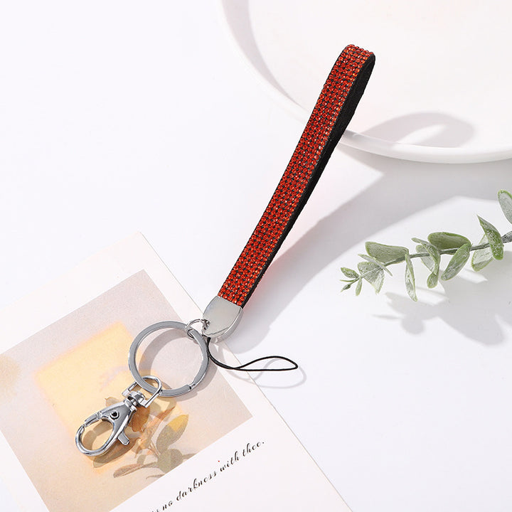 Rhinestone Accent Keychain Holder Stornfield
