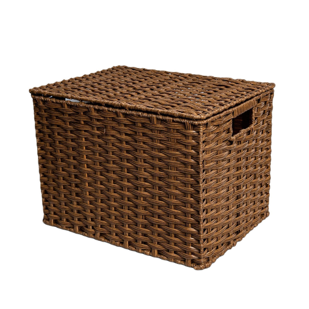 Versatile Wicker Storage Bin Stornfield