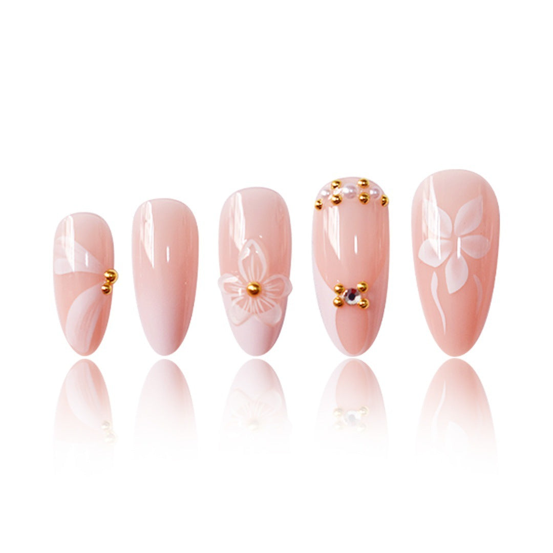 Decorative Floral Press-On Nail Extensions Stornfield 1787913948