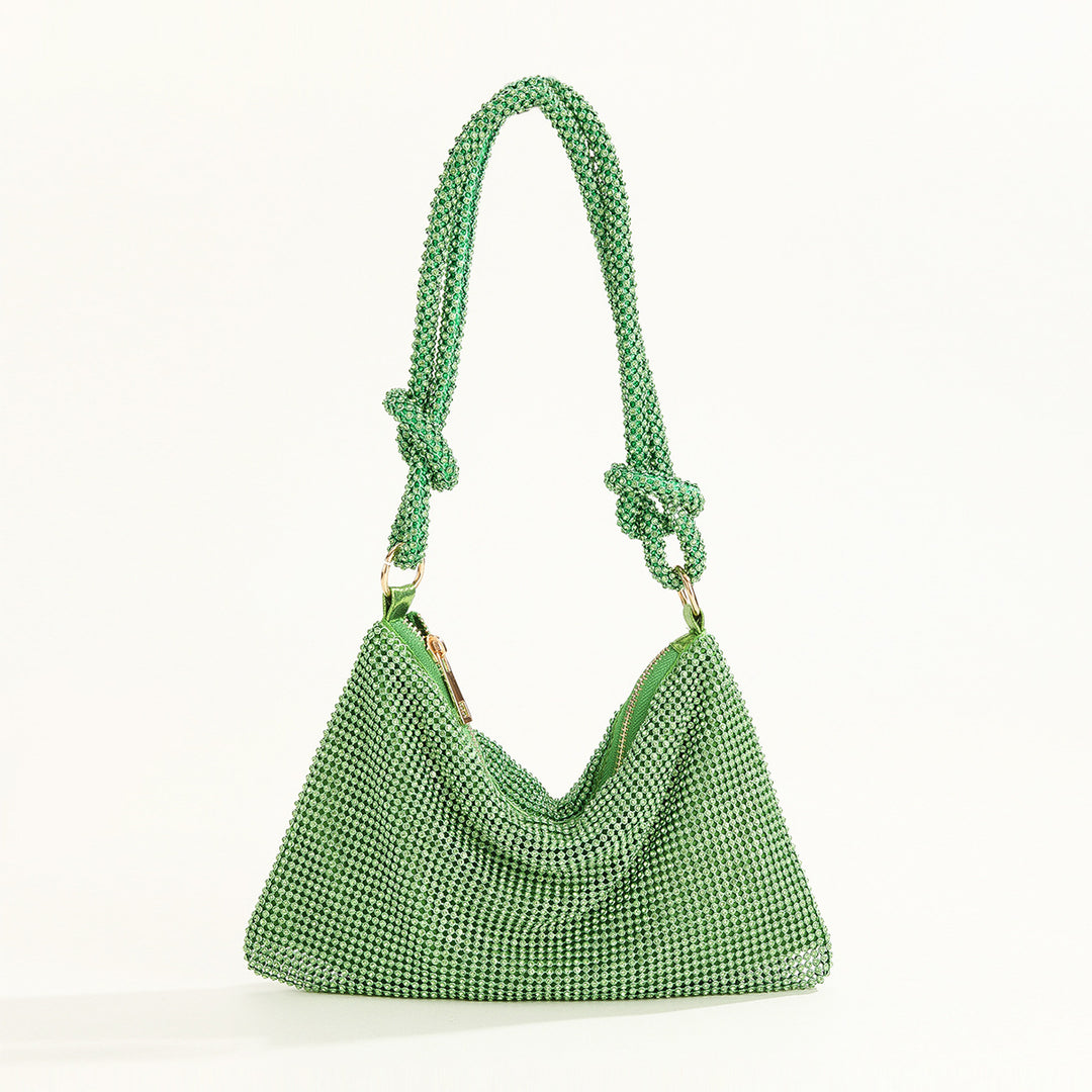 Rhinestone Embellished Shoulder Bag