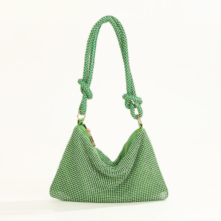 Rhinestone Embellished Shoulder Bag