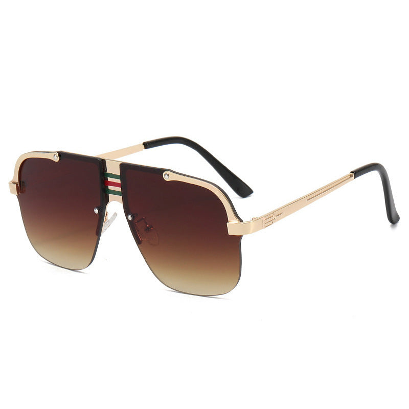 Women's Oversized Sunglasses with unique gradient lenses and striking metal frame Stornfield