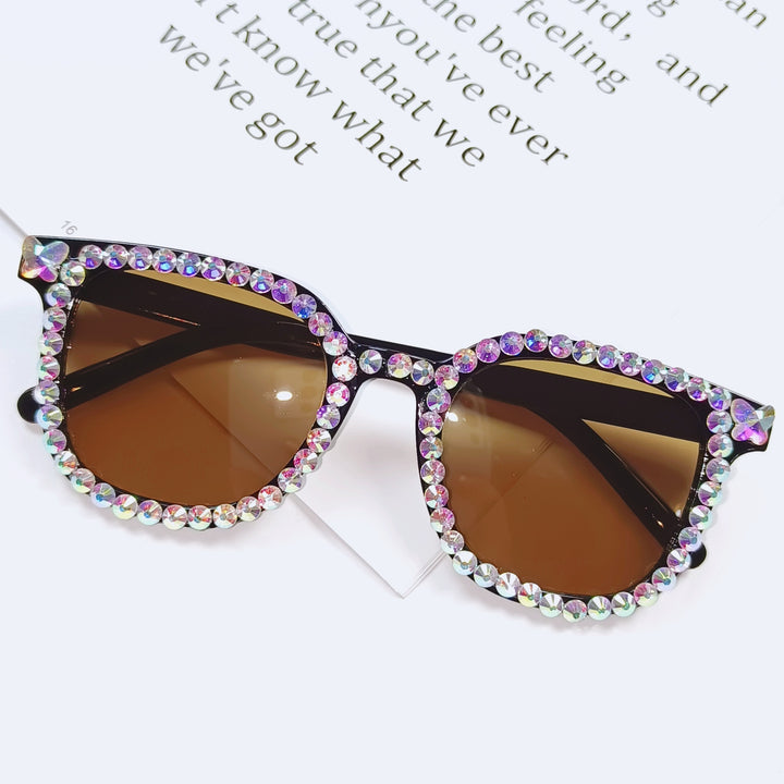 Fashionable Rhinestone-Embellished Sunglasses Stornfield