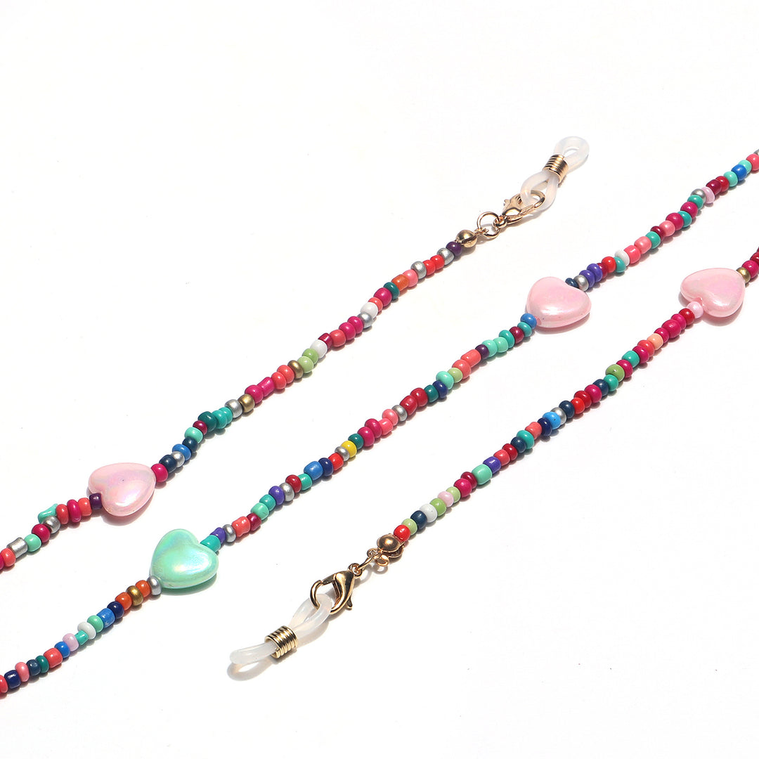 Colorful Floral Beaded Eyewear Holder Stornfield