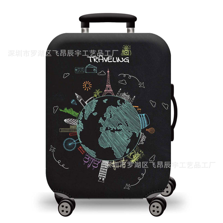 Hard Shell Luggage with Earth Design Stornfield