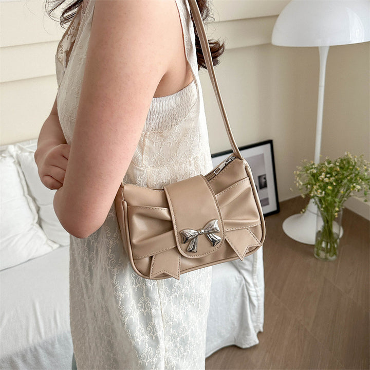 Elegant Bow Accent Shoulder Bag Stornfield