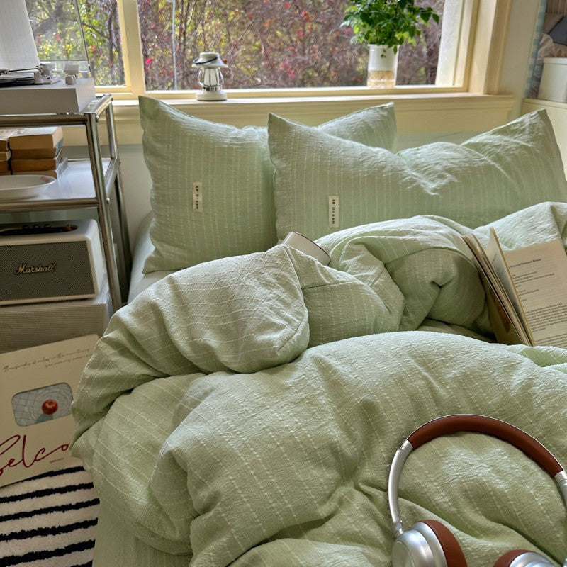 Elegant Textured Bedding Set