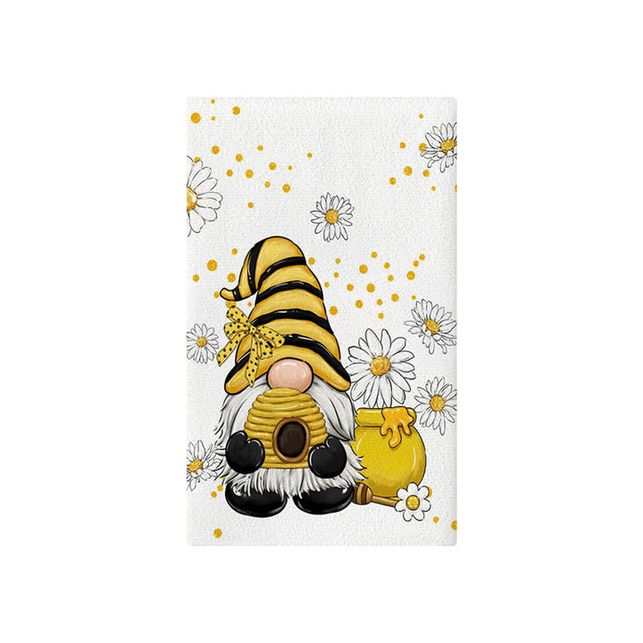 Oversized Quick-Dry Microfiber Beach Towel with Nautical Seashell Print