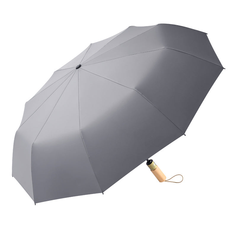 Ladies elegant umbrella with wooden handle and durable cover Stornfield