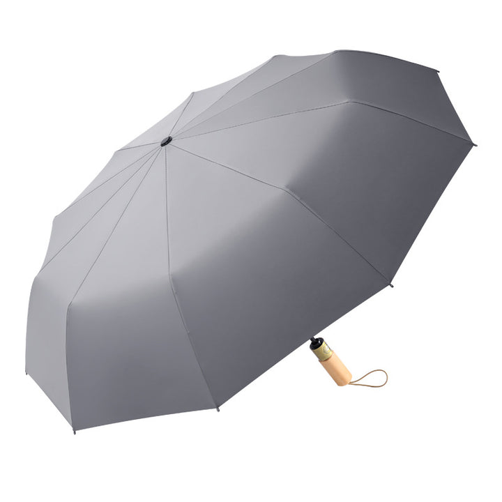 Ladies elegant umbrella with wooden handle and durable cover Stornfield