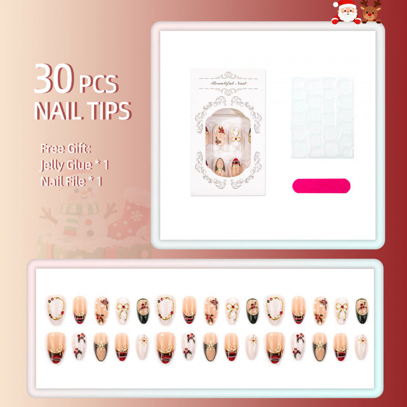 Festive Themed Decorative Press-On Nails