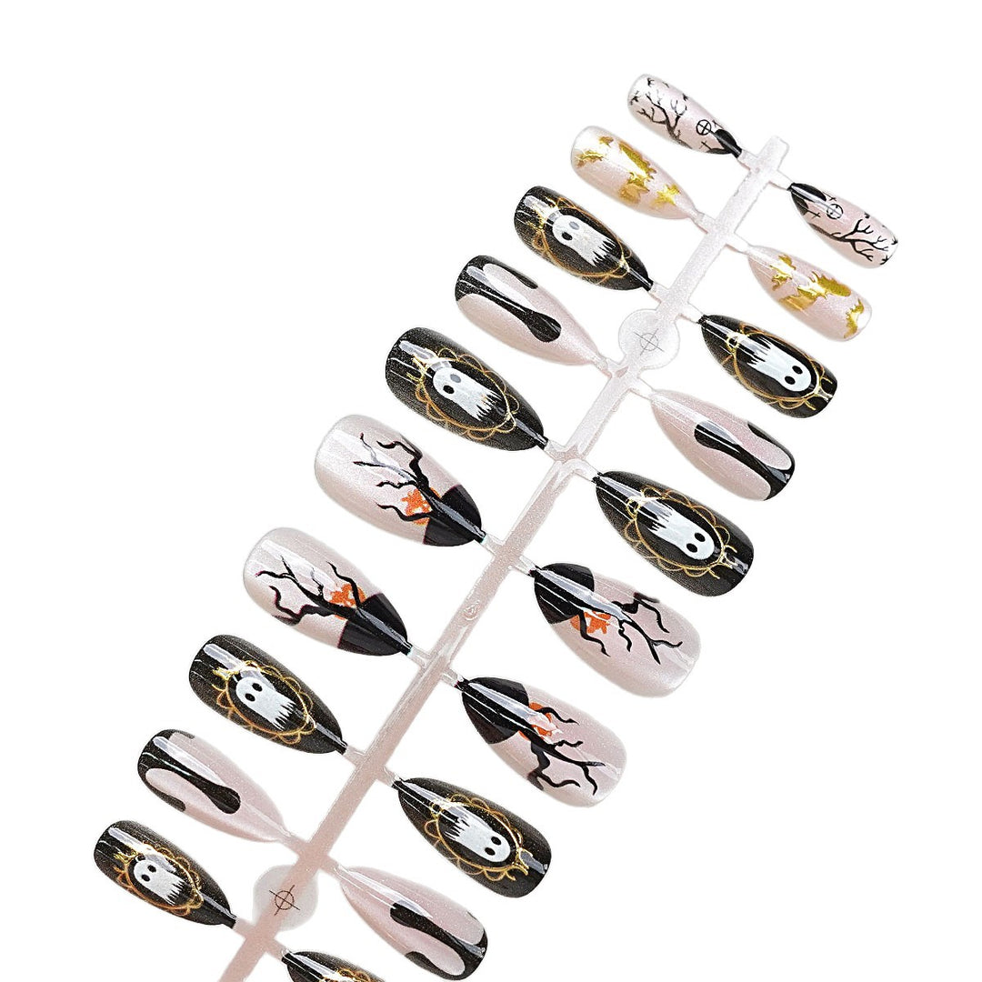 Halloween-Inspired Decorative Press-On Nail Set Stornfield