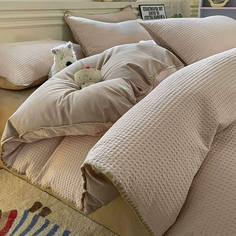 Cozy Textured Duvet Cover Set