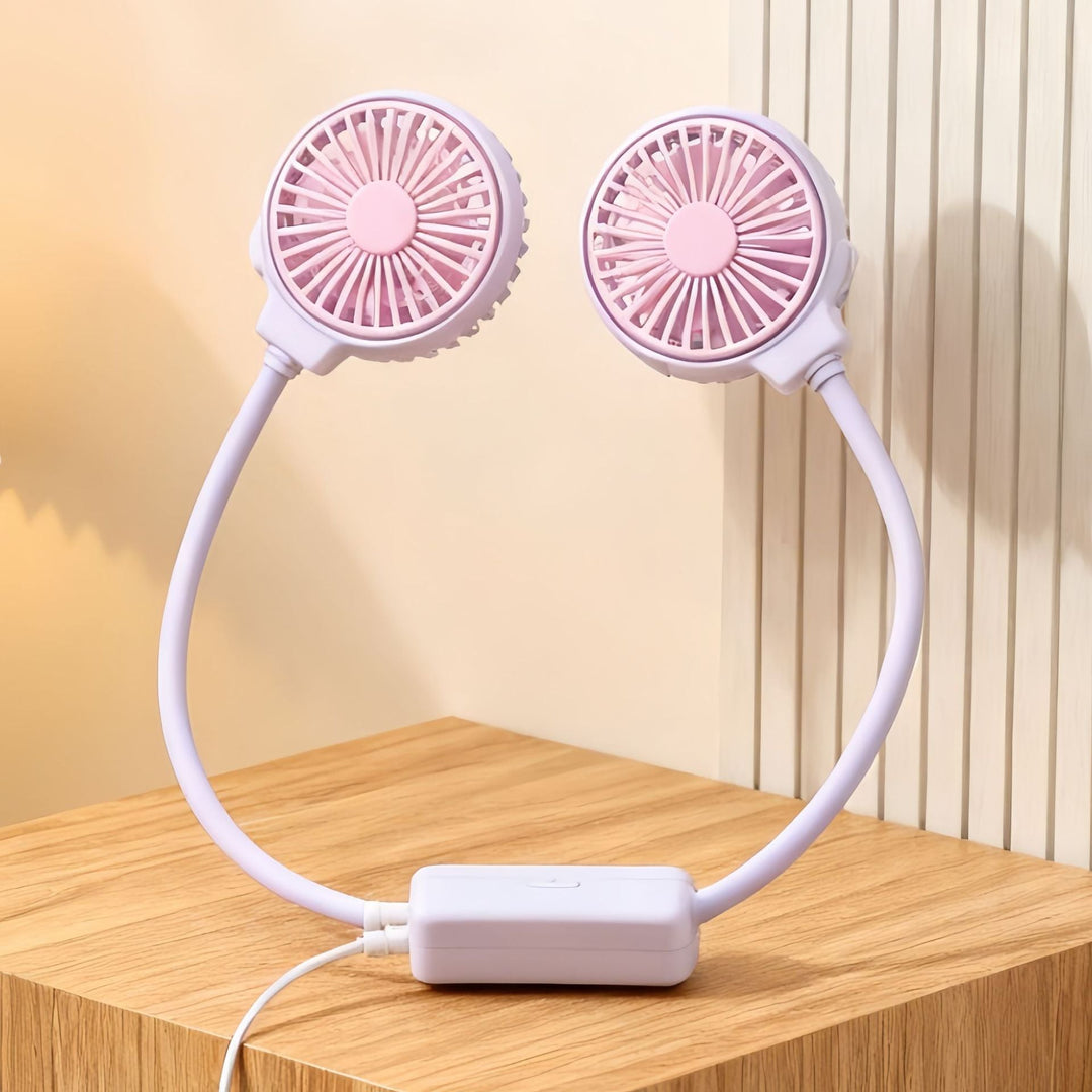 Women Portable Neck Fan with Flexible Design Stornfield
