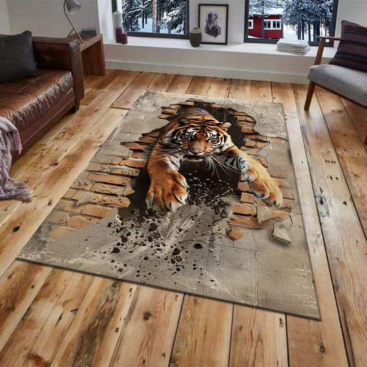 3D Printed Tiger Wall Mural Stornfield