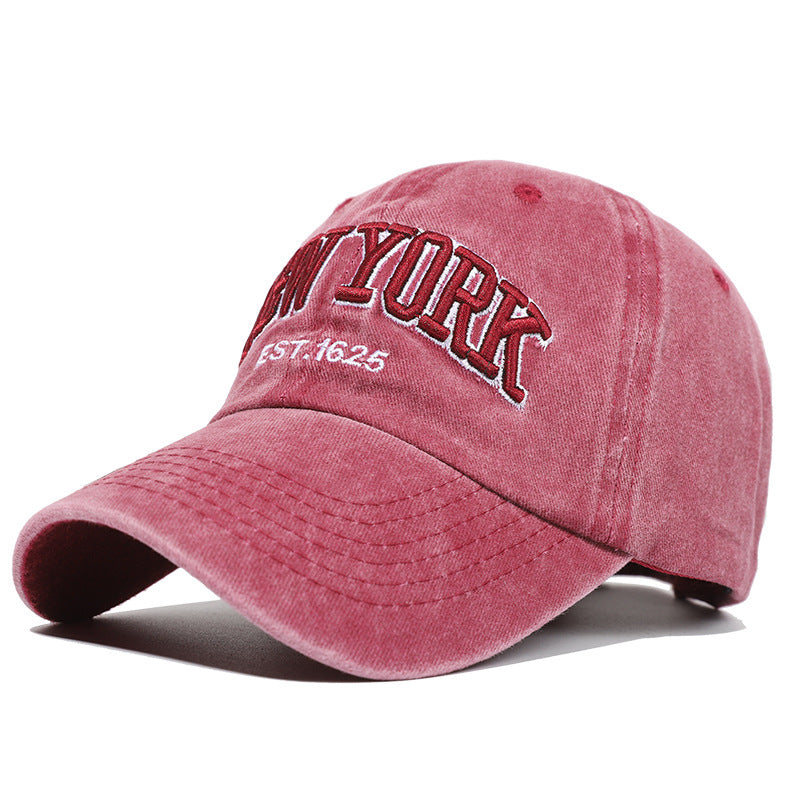 Men's Distressed Embroidered Dad Hat Stornfield