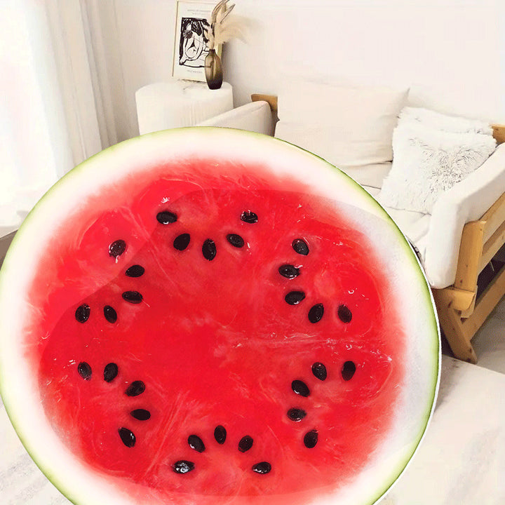 Fun Watermelon Slice Plush Throw Blanket