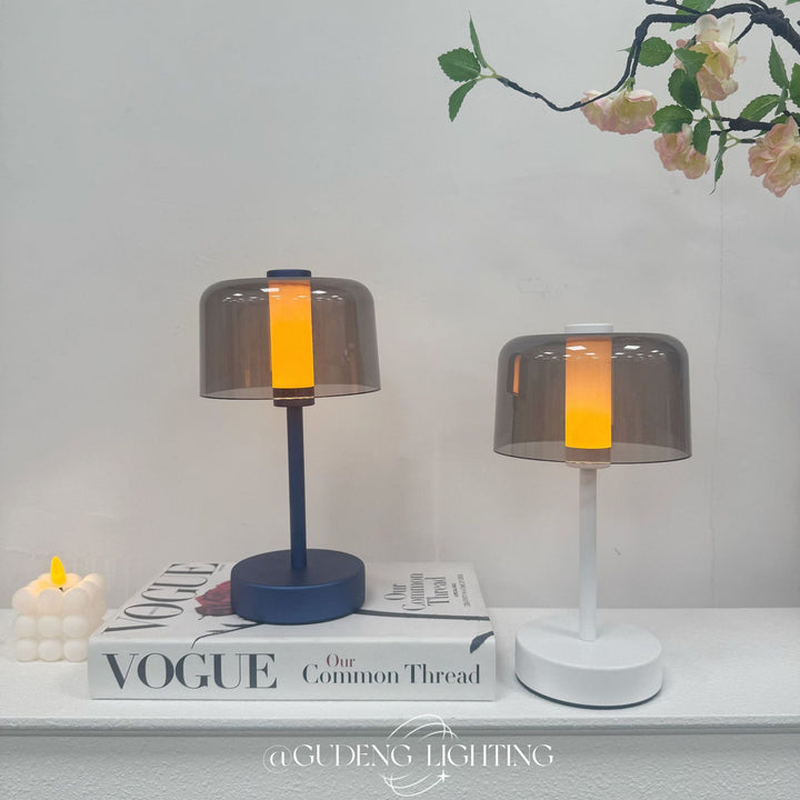 Modern Glass Shade Table Lamp