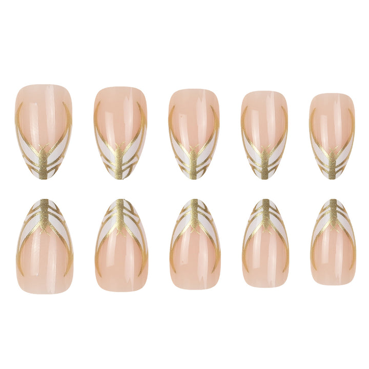 Decorative Stiletto Press-On Nail Art Stornfield