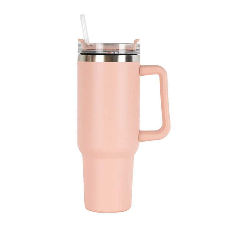 Women High-Quality Thermo Mug with Practical Carrying Handle and Integrated Straw Stornfield