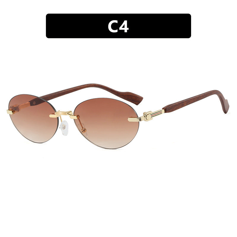 Women's fashionable sunglasses in elegant retro style with high-quality lenses and wooden details Stornfield