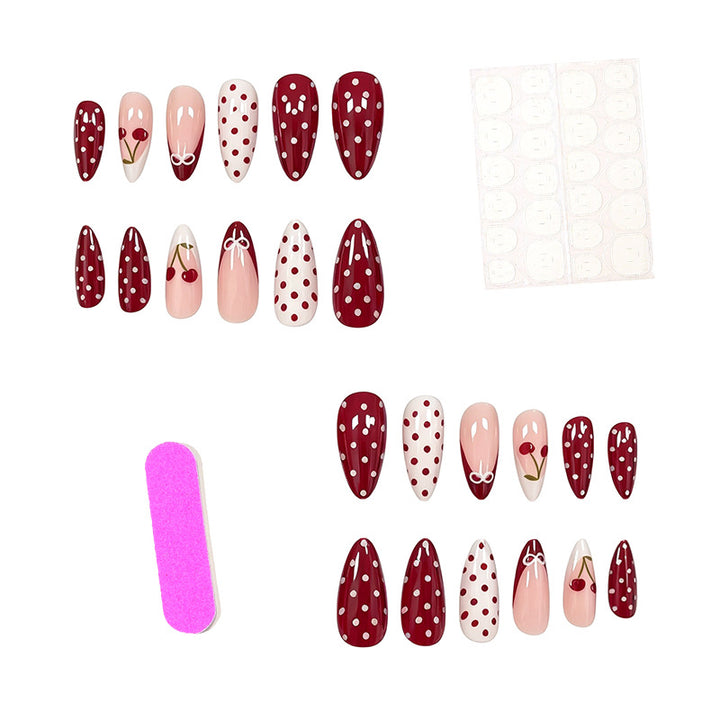 Artistic Cherry Nail Enhancements Stornfield